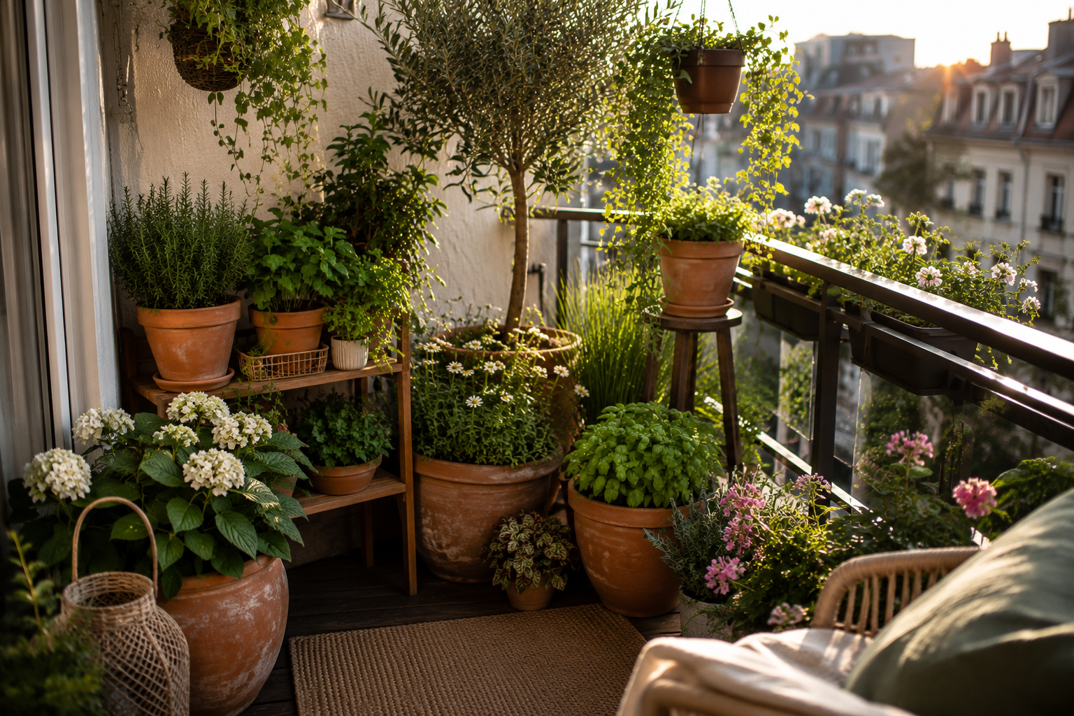 Pflanzen bringen Leben auf den Balkon